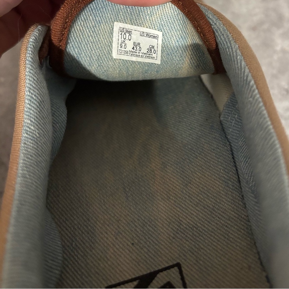 Vans Tan Canvas Sneakers - Picture 8 of 8